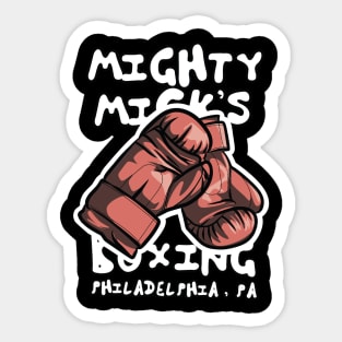 Mighty Mick's Boxing Sticker